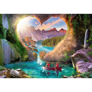 Ravensburger (15272) - "Heartview Cave" - 1000 piezas