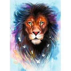 Ravensburger (13981) - "Majestic Lion" - 1000 piezas