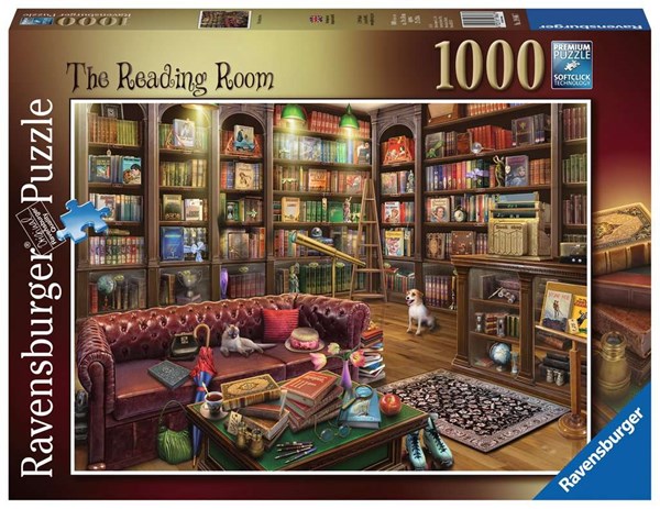 Ravensburger (19846) - "The Reading Room" - 1000 piezas