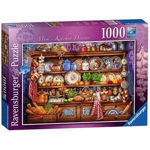 Ravensburger (19848) - "Mum's Kitchen Dresser" - 1000 piezas