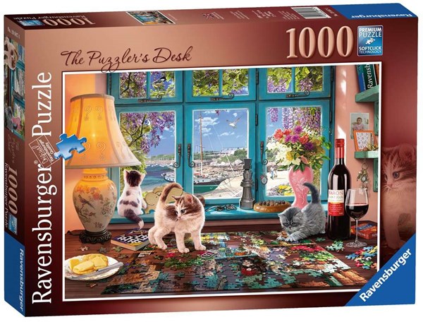 Ravensburger (19847) - "The Puzzler's Desk" - 1000 piezas