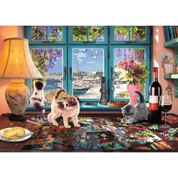 Ravensburger (19847) - "The Puzzler's Desk" - 1000 piezas