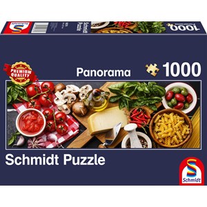 Schmidt Spiele (58374) - "Italian Cooking" - 1000 piezas
