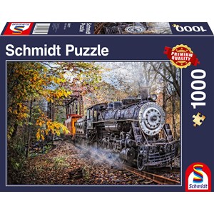 Schmidt Spiele (58377) - "Railway Fascination" - 1000 piezas