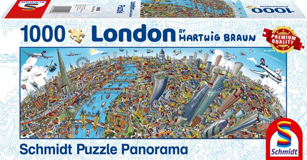 Schmidt Spiele (59596) - Hartwig Braun: "London Cityscape" - 1000 piezas