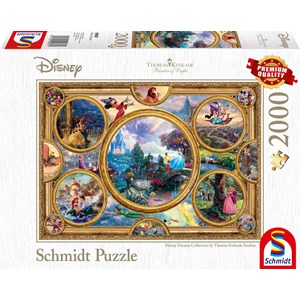 Schmidt Spiele (59607) - Thomas Kinkade: "Disney Dreams Collection" - 2000 piezas