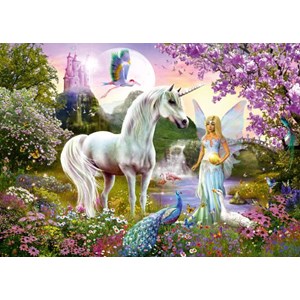 Schmidt Spiele (58951) - "Fairy and Unicorn" - 2000 piezas