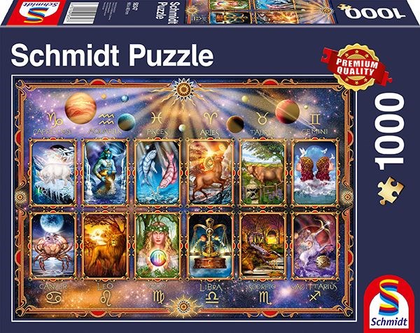 Schmidt Spiele (58347) - "Signs of the Zodiac" - 1000 piezas