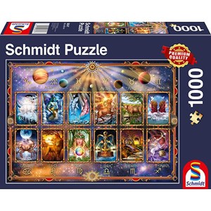 Schmidt Spiele (58347) - "Signs of the Zodiac" - 1000 piezas