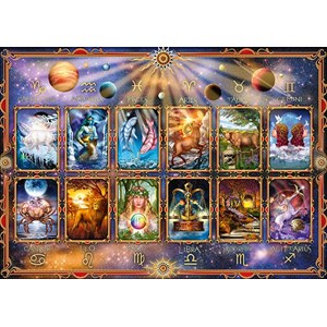 Schmidt Spiele (58347) - "Signs of the Zodiac" - 1000 piezas