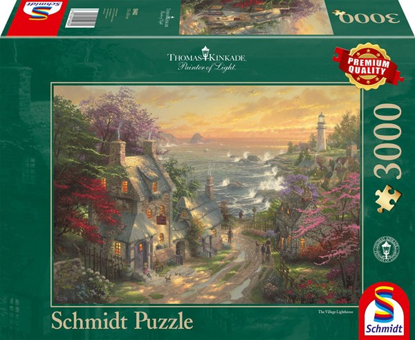 Schmidt Spiele (59482) - Thomas Kinkade: "The Village Lighthouse" - 3000 piezas
