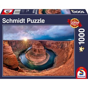 Schmidt Spiele (58952) - "Glen Canyon, Horseshoe Bend" - 1000 piezas