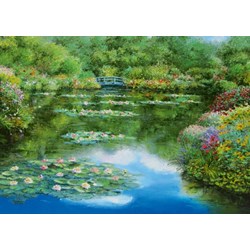 Schmidt Spiele (59657) - Sam Park: "Water Lily Pond" - 1000 piezas