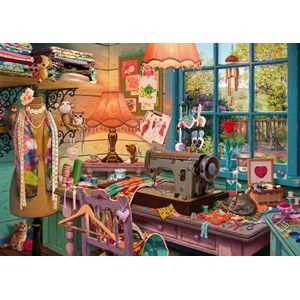 Schmidt Spiele (59654) - Steve Read: "In the sewing room" - 1000 piezas