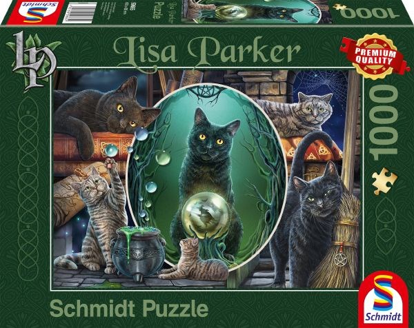 Schmidt Spiele (59665) - Lisa Parker: "Magical Cats" - 1000 piezas