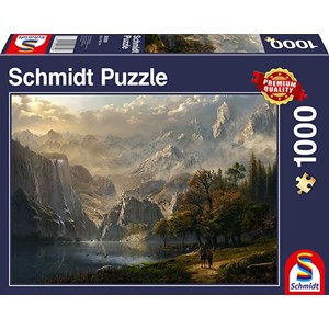 Schmidt Spiele (58399) - "Waterfall Idyll" - 1000 piezas