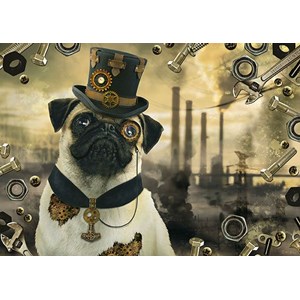 Schmidt Spiele (59645) - Markus Binz: "Steampunk Dog" - 1000 piezas