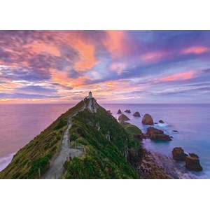 Schmidt Spiele (59348) - Mark Gray: "Nugget Point Lighthouse, New Zealand" - 3000 piezas