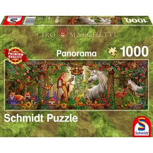 Schmidt Spiele (59614) - Ciro Marchetti: "Magic Forest" - 1000 piezas