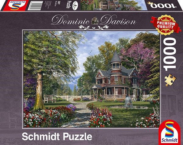 Schmidt Spiele (59617) - Dominic Davison: "Manor House with Tower" - 1000 piezas