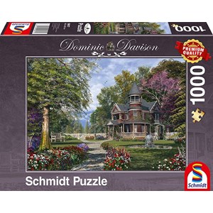 Schmidt Spiele (59617) - Dominic Davison: "Manor House with Tower" - 1000 piezas