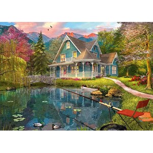 Schmidt Spiele (59619) - Dominic Davison: "Lakeside Retirement Home" - 1000 piezas