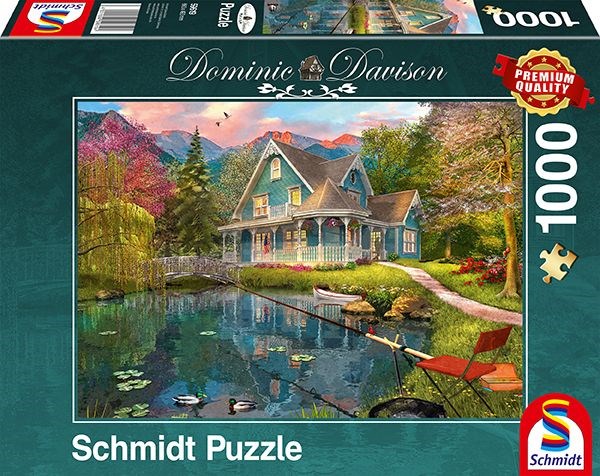 Schmidt Spiele (59619) - Dominic Davison: "Lakeside Retirement Home" - 1000 piezas