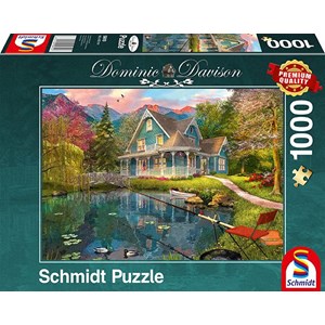 Schmidt Spiele (59619) - Dominic Davison: "Lakeside Retirement Home" - 1000 piezas