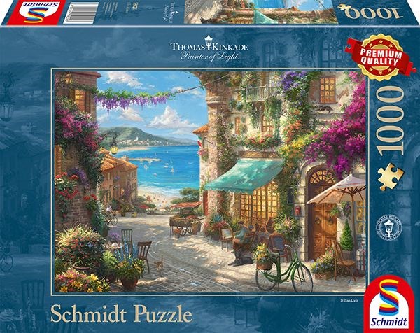 Schmidt Spiele (59624) - Thomas Kinkade: "Italian Café" - 1000 piezas