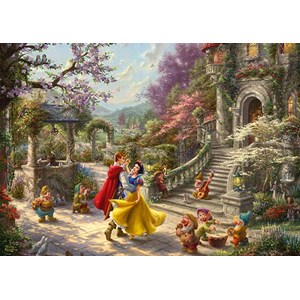Schmidt Spiele (59625) - Thomas Kinkade: "Snow White Dancing" - 1000 piezas
