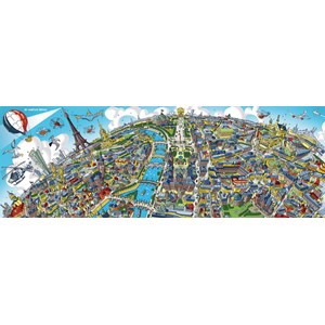Schmidt Spiele (59597) - Hartwig Braun: "Paris Cityscape" - 1000 piezas