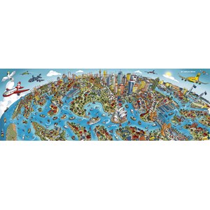Schmidt Spiele (59595) - Hartwig Braun: "Sidney Cityscape" - 1000 piezas