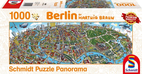 Schmidt Spiele (59594) - Hartwig Braun: "Berlin Cityscape" - 1000 piezas