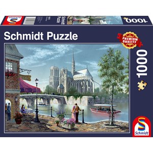 Schmidt Spiele (58375) - "Notre Dame Paris" - 1000 piezas