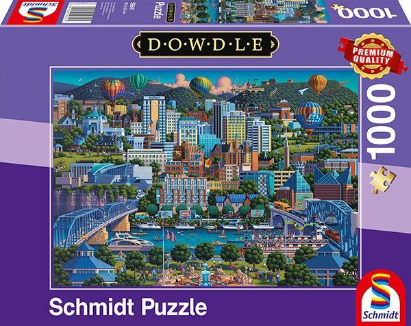 Schmidt Spiele (59641) - Eric Dowdle: "Chattanoga" - 1000 piezas