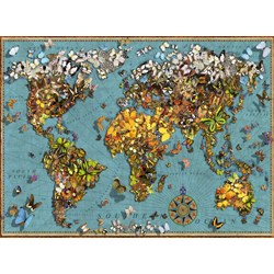 Ravensburger (15043) - "World of Butterflies" - 500 piezas