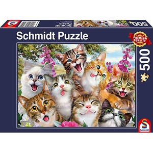 Schmidt Spiele (58391) - "Cat Selfie" - 500 piezas