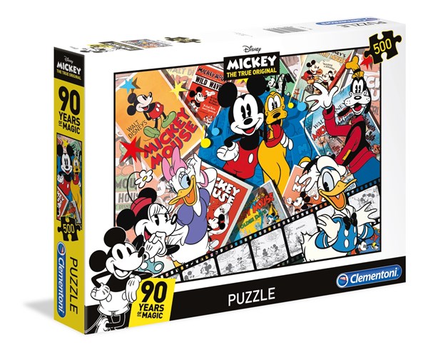 Clementoni (35061) - "Mickey 90th Celebration" - 500 piezas