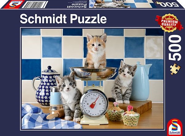 Schmidt Spiele (58370) - "Cats in the Kitchen" - 500 piezas