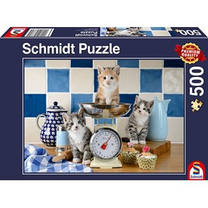 Schmidt Spiele (58370) - "Cats in the Kitchen" - 500 piezas