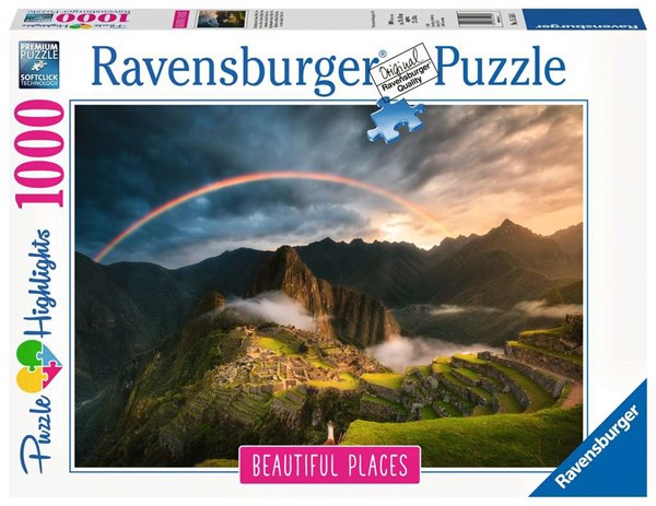 Ravensburger (15158) - "Rainbow over Machu Picchu, Peru" - 1000 piezas