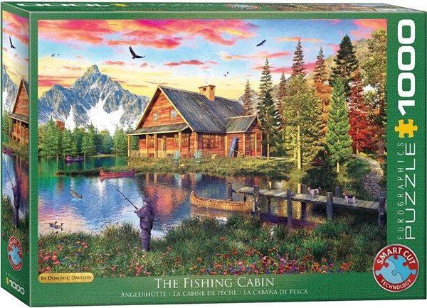 Eurographics (6000-5376) - Dominic Davison: "The Fishing Cabin" - 1000 piezas