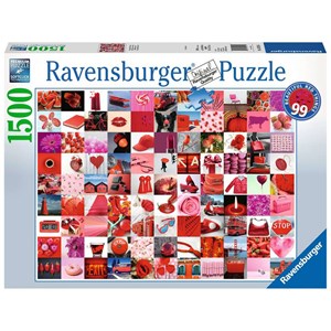 Ravensburger (16215) - "99 Beautiful Red Things" - 1500 piezas
