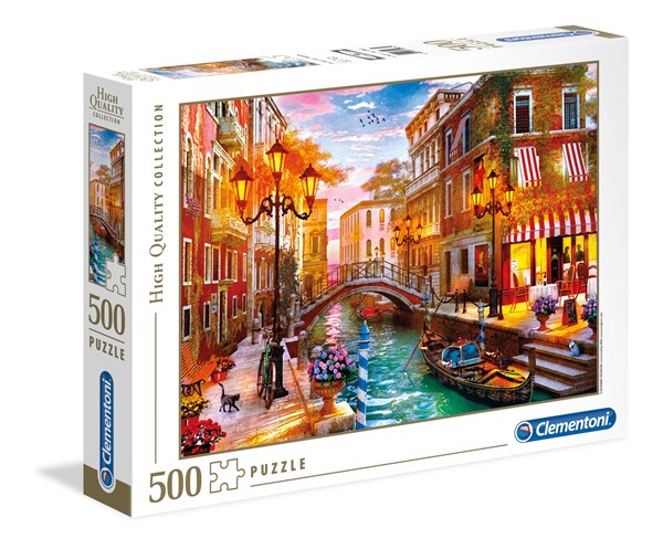Clementoni (35063) - "Sunset over Venice" - 500 piezas