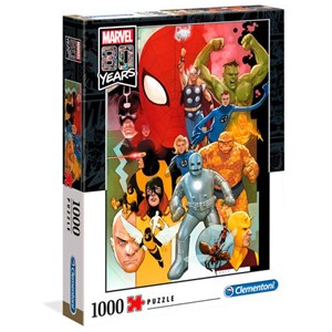 Clementoni (39534) - "Marvel 80 Years" - 1000 piezas