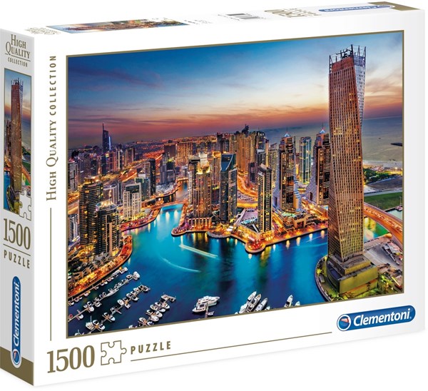 Clementoni (31814) - "Dubai Marina" - 1500 piezas