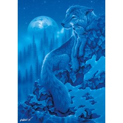 Ravensburger (19119) - "Midnight Wolves" - 1000 piezas