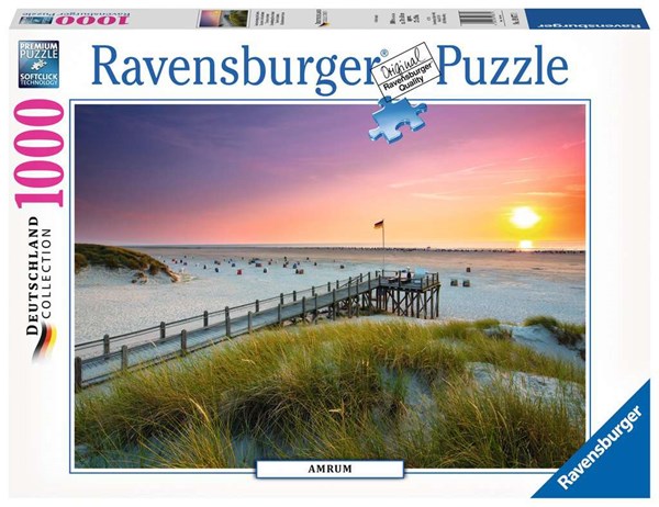 Ravensburger (19877) - "Sunset over Amrum" - 1000 piezas