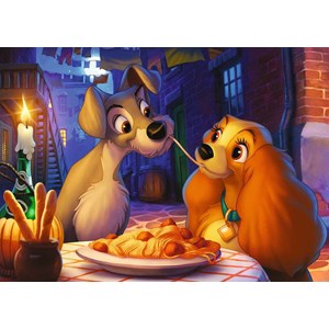 Ravensburger (13972) - "Lady & The Tramp" - 1000 piezas