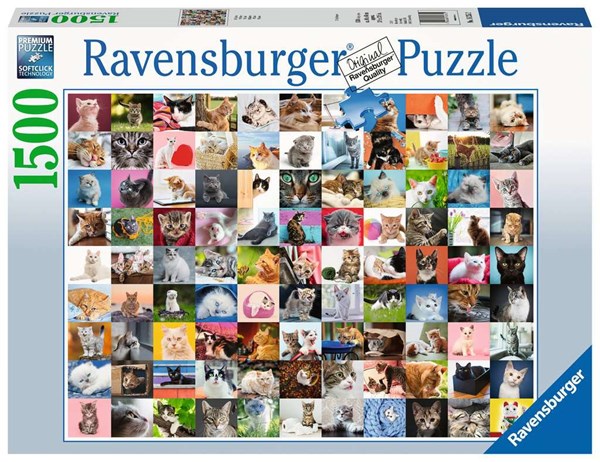 Ravensburger (16235) - "99 Cats" - 1500 piezas